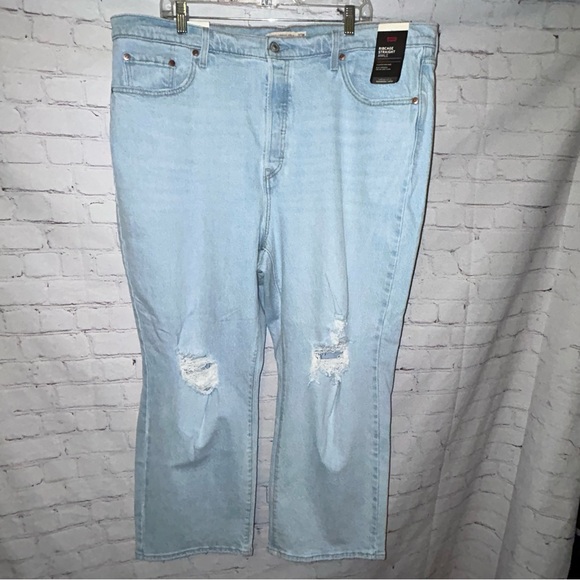 Levi’s‎ Premium Ribcage Straight Ankle jeans size 20W NWT - Picture 1 of 12